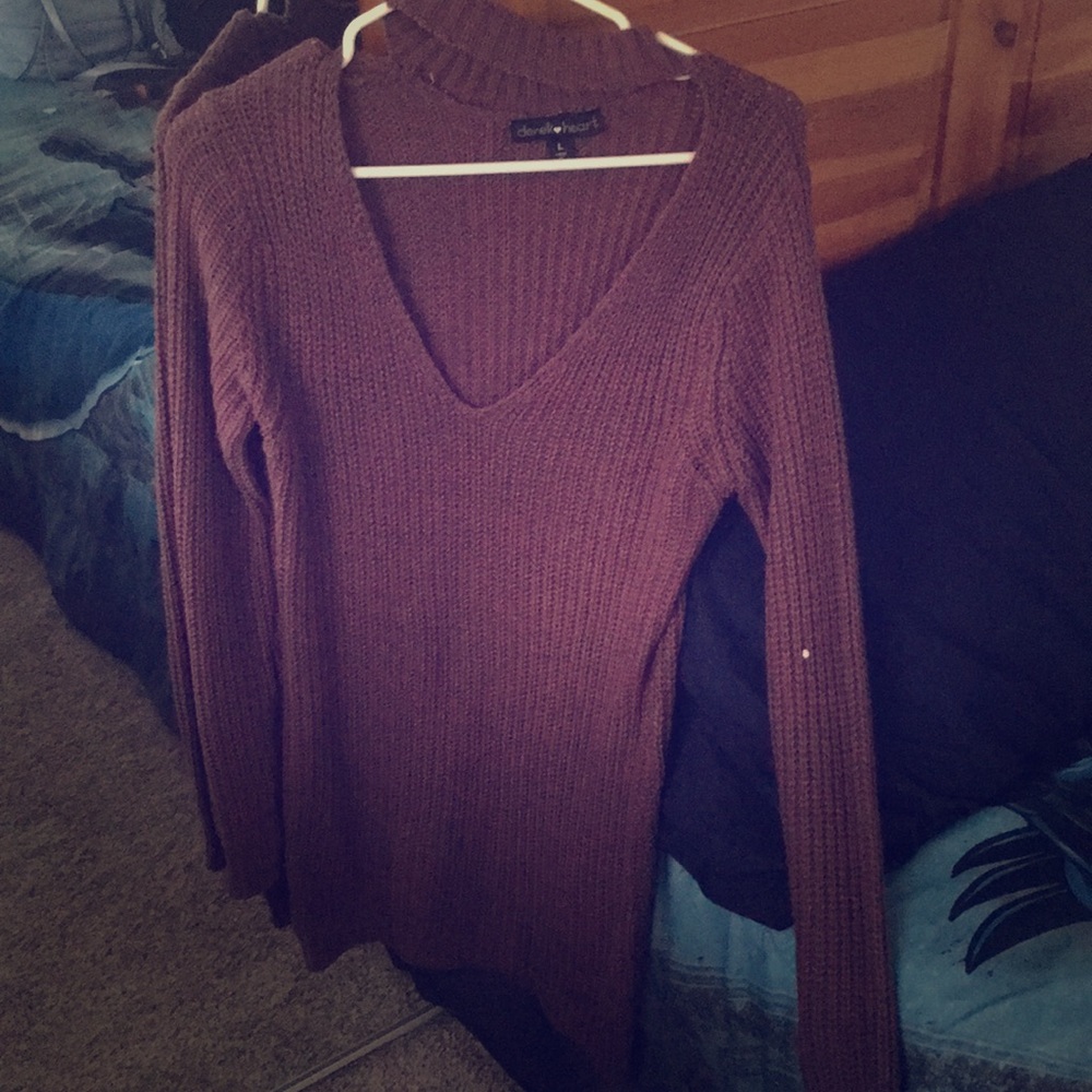 Purple sweater only used once